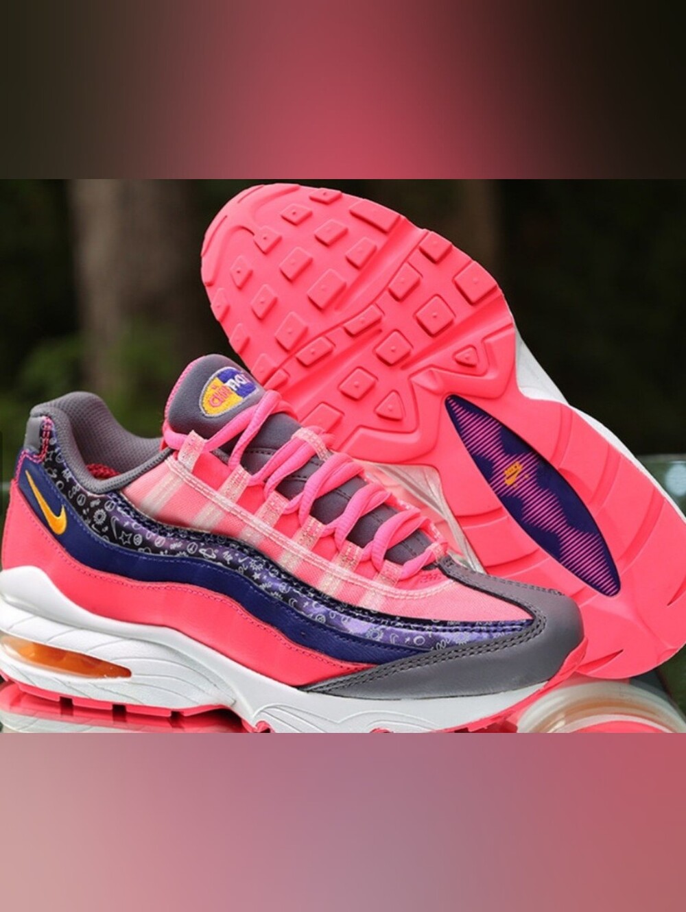 Women’s Athletic Sneakers in Hot Pink and Gray - Stylish Everyday Comfort